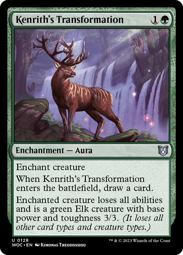 Image of Kenrith's Transformation (WOC-128) - Wilds of Eldraine Commander