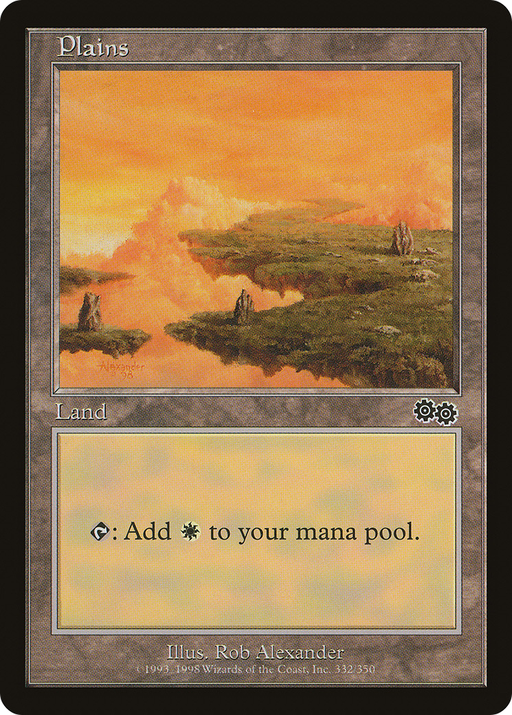 Image of Plains (332) (USG-332) - Urza's Saga