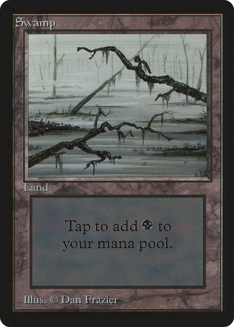 Image of Swamp (C) (LEB-) - Limited Edition Beta