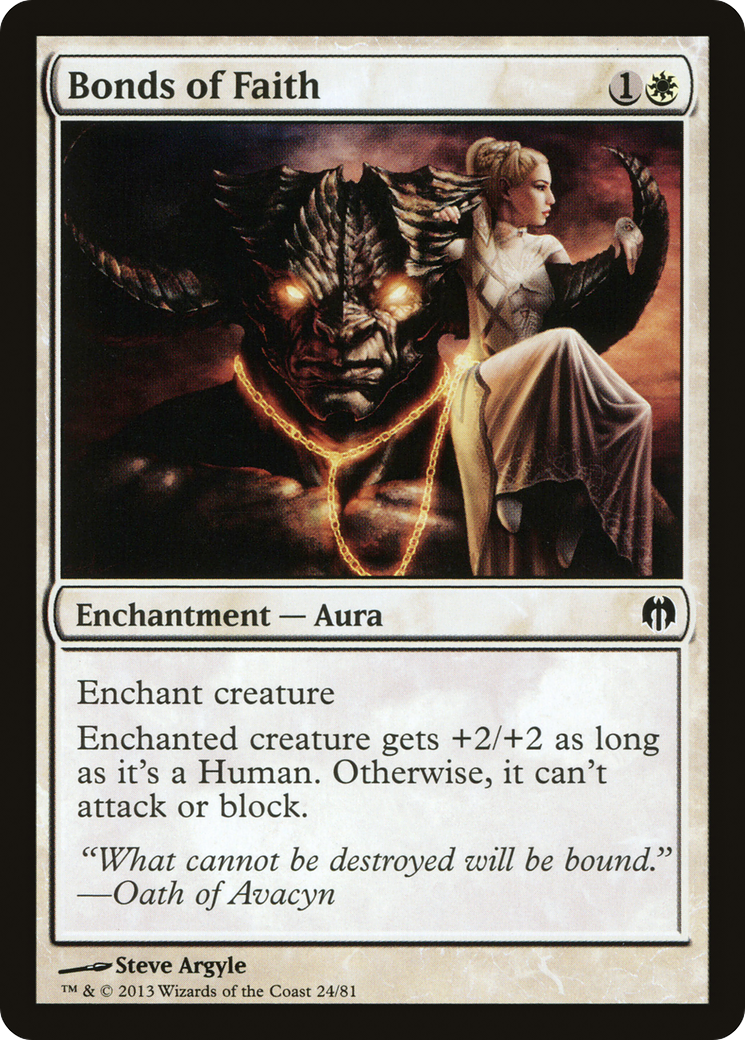 Image of Bonds of Faith (DDL-024) - Duel Decks: Heroes vs. Monsters