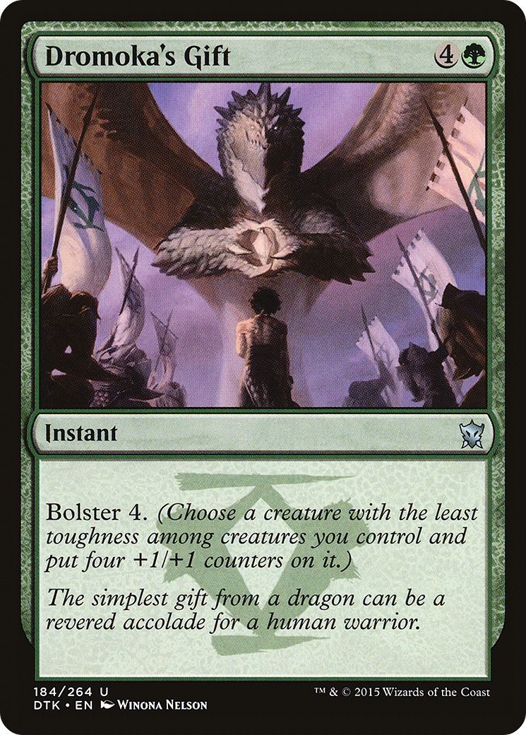 Image of Dromoka's Gift (DTK-184) - Dragons of Tarkir Foil