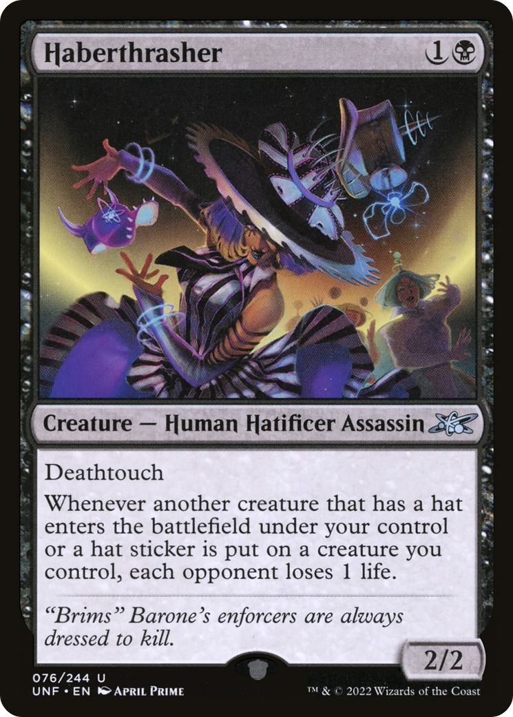 Image of Haberthrasher (UNF-076) - Unfinity