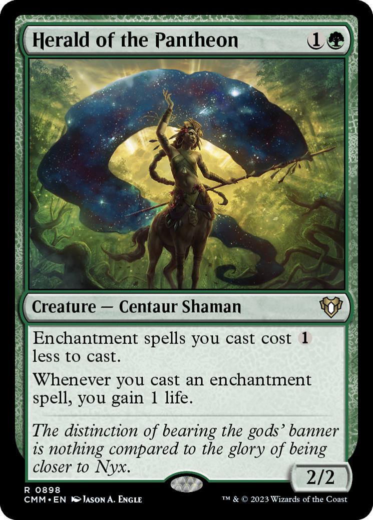 Image of Herald of the Pantheon (CMM-898) - Commander Masters