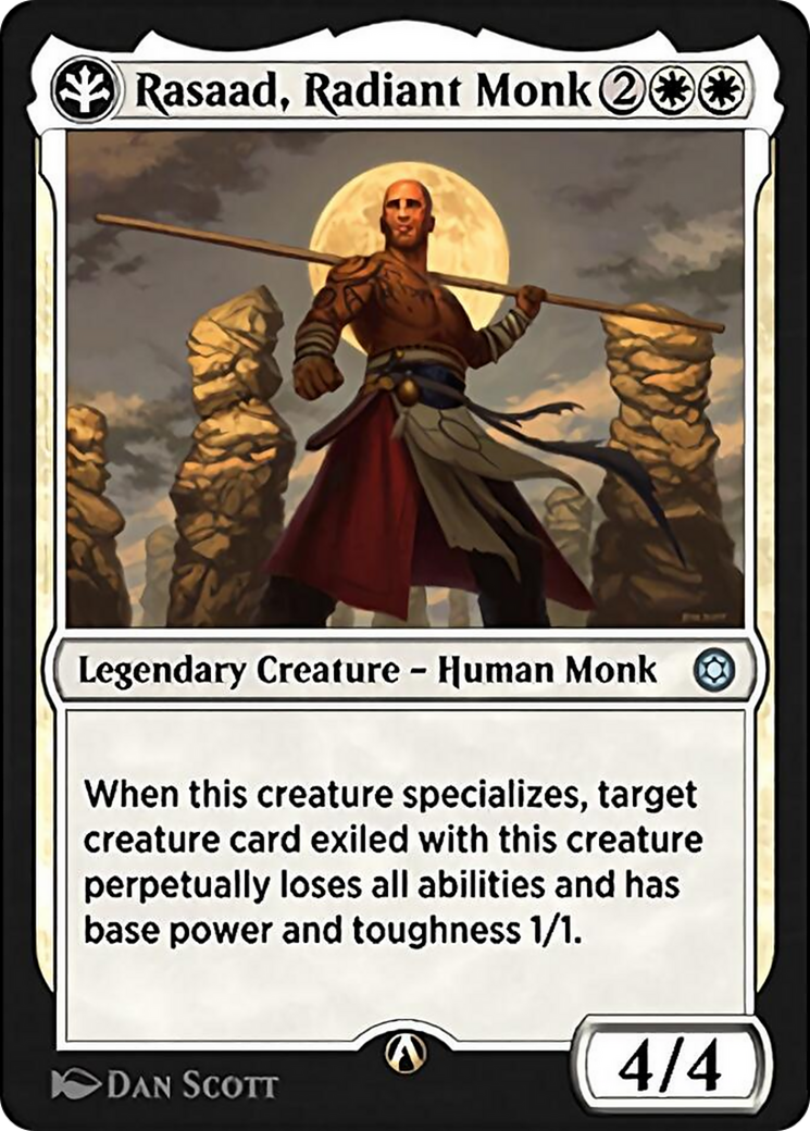 Image of Rasaad, Radiant Monk (HBG-04W) - Alchemy Horizons: Baldur's Gate