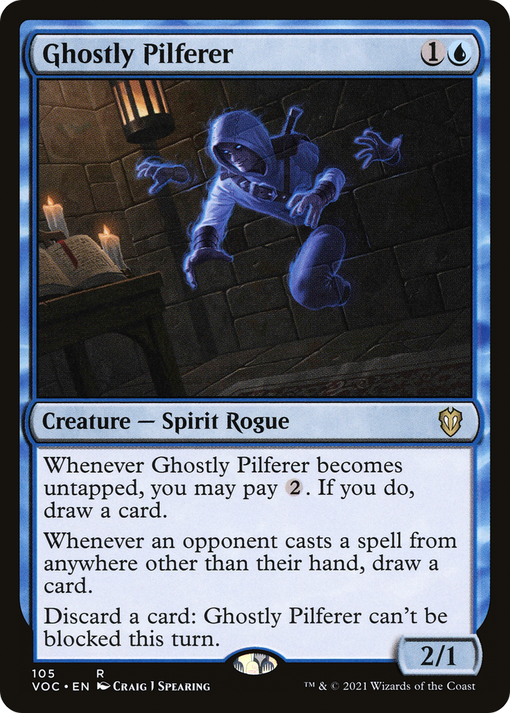 Image of Ghostly Pilferer (VOC-105) - Crimson Vow Commander