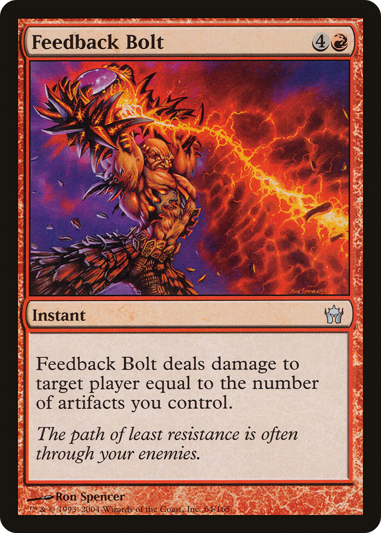 Image of Feedback Bolt (5DN-064) - Fifth Dawn Foil