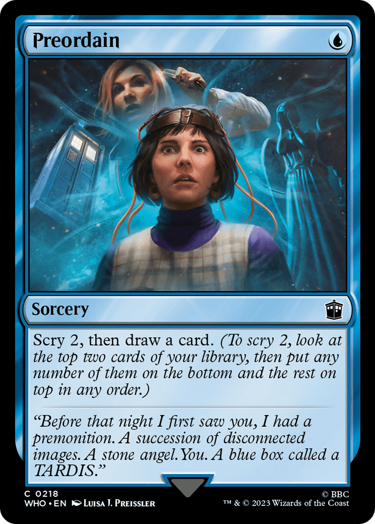 Image of Preordain (WHO-218) - Doctor Who Foil