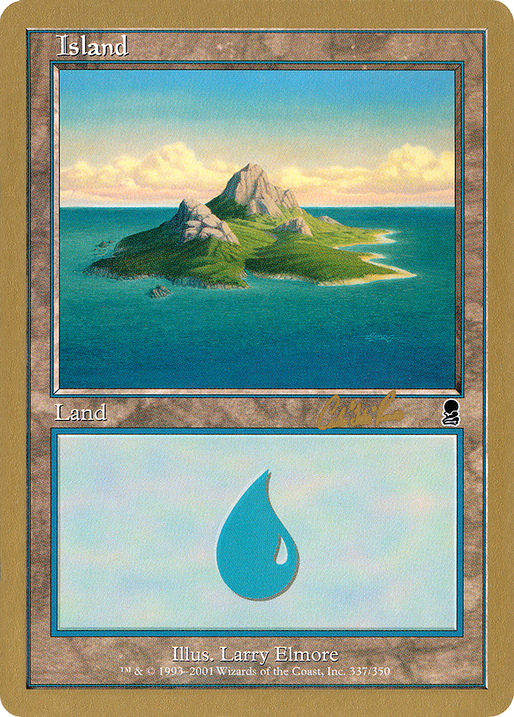 Image of Island (337) - 2002 Carlos Romao (ODY) (WCD-) - World Championship Decks 2002