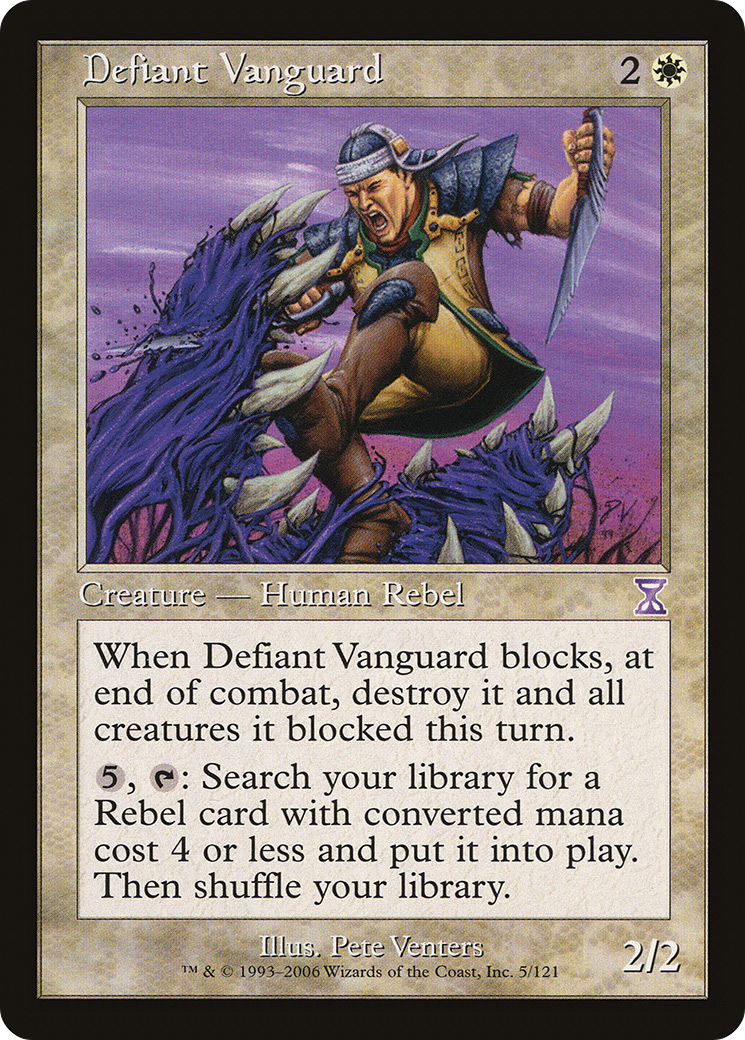 Image of Defiant Vanguard (TSB-005) - Time Spiral Timeshifted