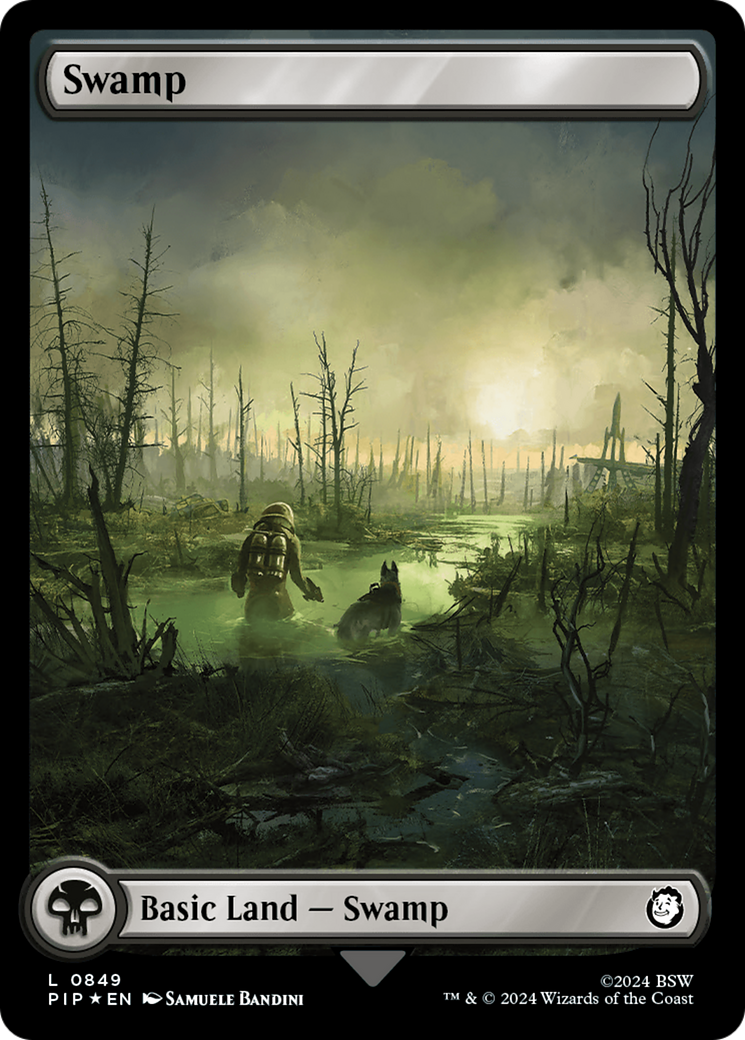 Image of Swamp (0849) (Surge Foil) (PIP-849) - Fallout Foil