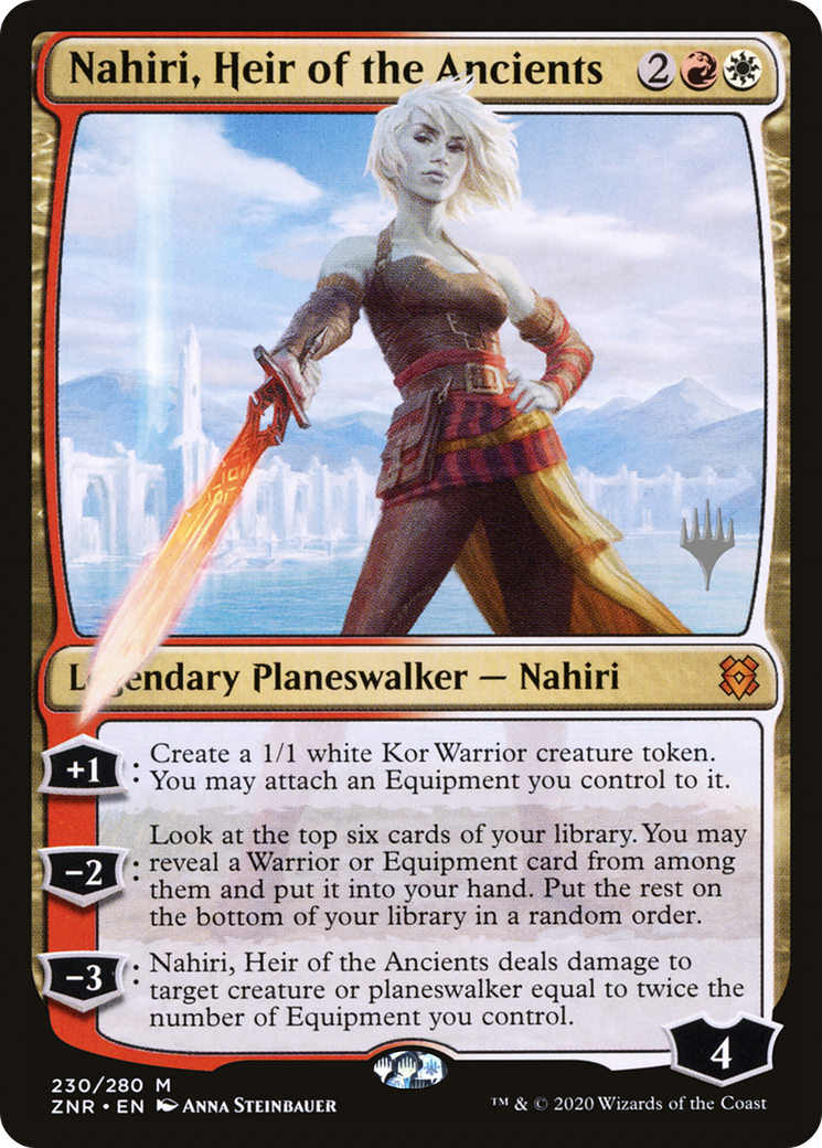 Image of Nahiri, Heir of the Ancients (PPZNR-230) - Zendikar Rising Promos