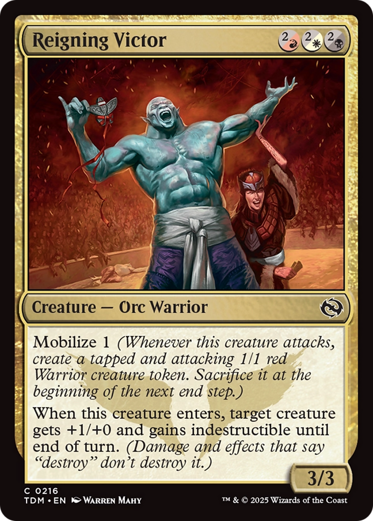 Image of Reigning Victor (TDM-216) - Tarkir: Dragonstorm