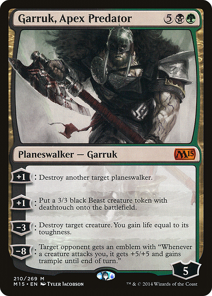 Image of Garruk, Apex Predator (M15-210) - Magic 2015