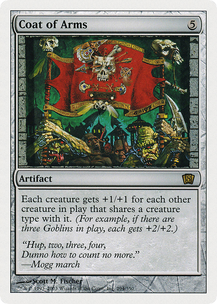 Image of Coat of Arms (8ED-294) - 8th Edition Foil
