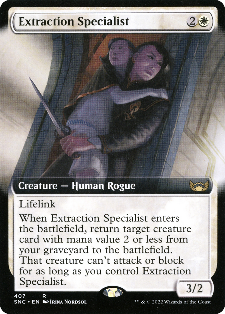 Image of Extraction Specialist (Extended Art) (SNC-407) - Streets of New Capenna: (Extended Art) Foil