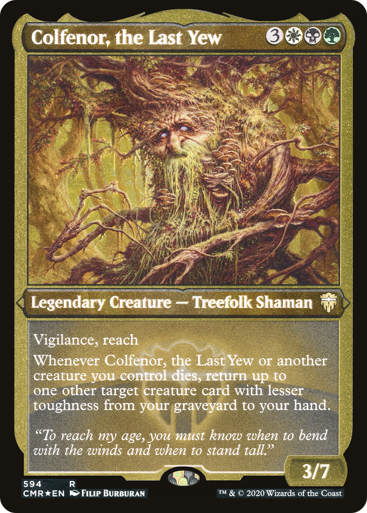 Image of Colfenor, the Last Yew (Foil Etched) (CMR-594) - Commander Legends Foil
