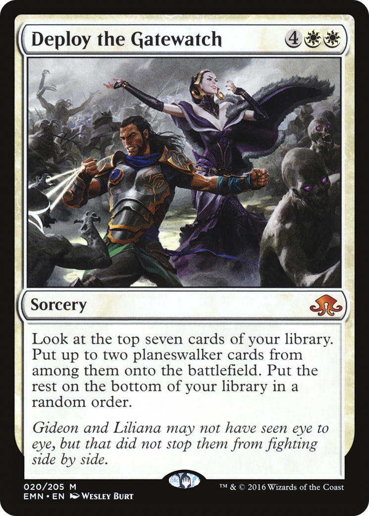 Image of Deploy the Gatewatch (EMN-020) - Eldritch Moon Foil