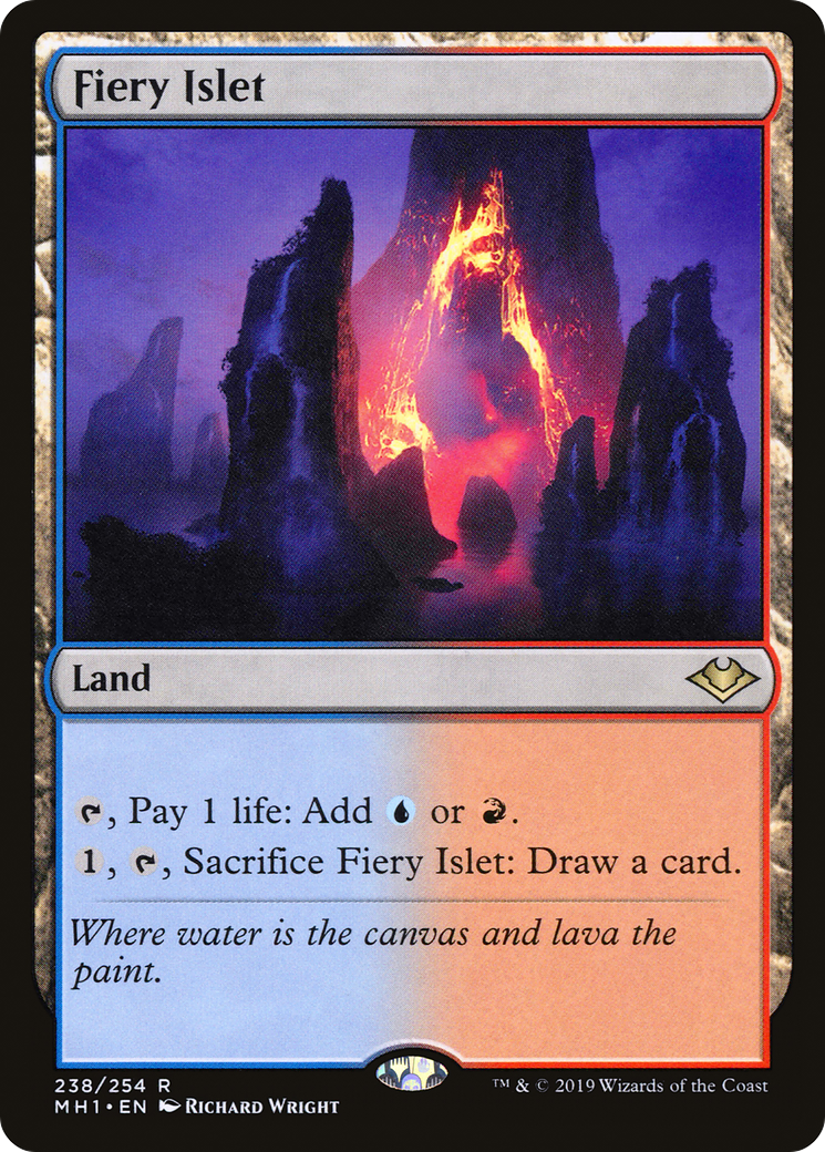 Image of Fiery Islet (MH1-238) - Modern Horizons Foil