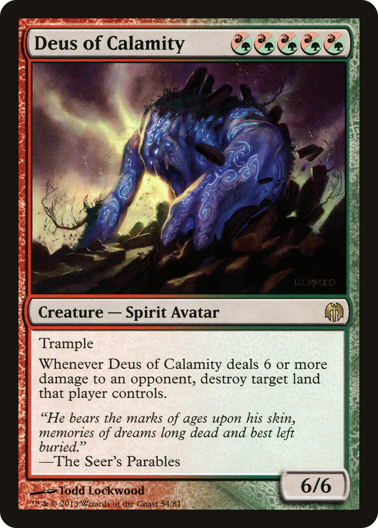 Image of Deus of Calamity (DDL-054) - Duel Decks: Heroes vs. Monsters