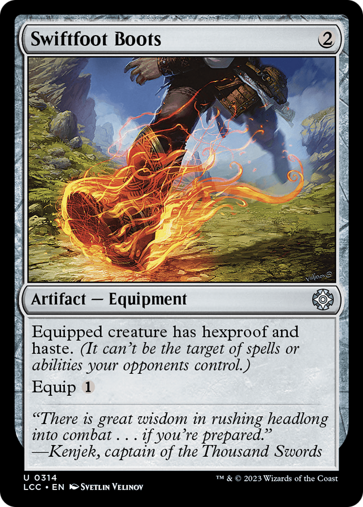 Image of Swiftfoot Boots (LCC-314) - The Lost Caverns of Ixalan Commander