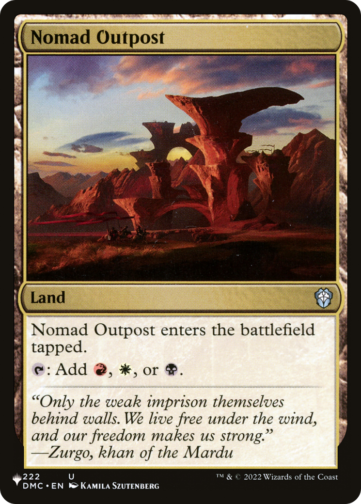 Image of Nomad Outpost (LIST-DMC-222) - The List