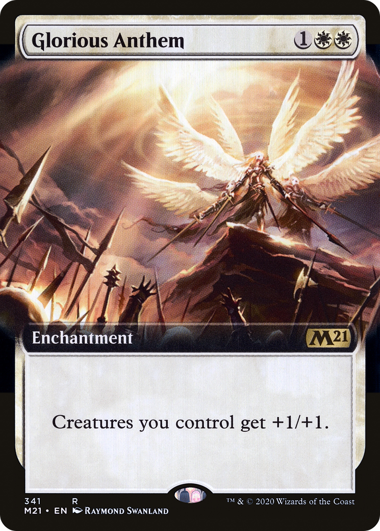 Image of Glorious Anthem (Extended Art) (M21-341) - Core Set 2021: (Extended Art)