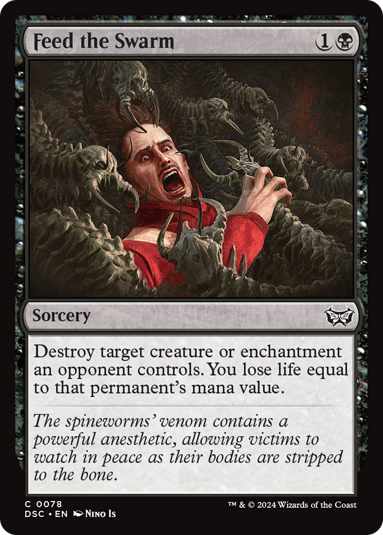 Image of Feed the Swarm (DSC-078) - Duskmourn: House of Horror Commander