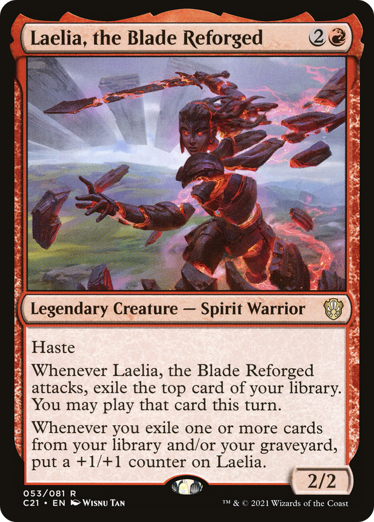 Image of Laelia, the Blade Reforged (C21-053) - Commander 2021