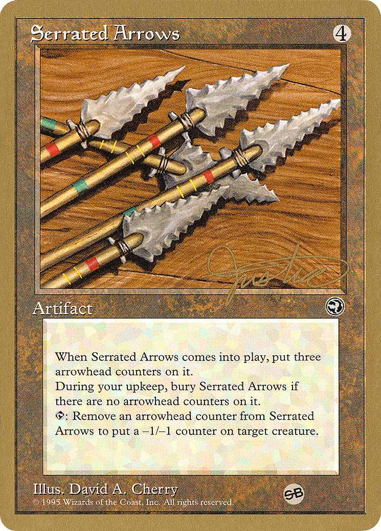Image of Serrated Arrows - 1996 Mark Justice (HML) (SB) (WCD-) - Pro Tour Collector Set