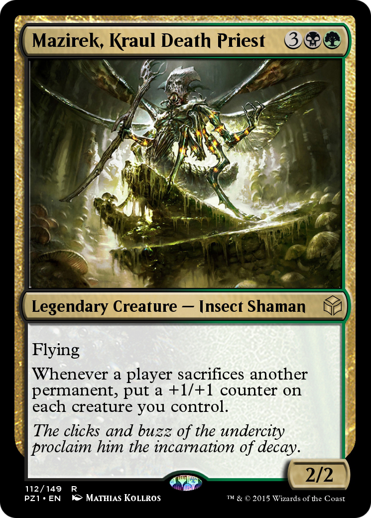 Image of Mazirek, Kraul Death Priest (PZ1-112) - Legendary Cube Prize Pack