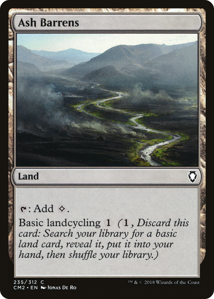 Image of Ash Barrens (CM2-235) - Commander Anthology Volume II