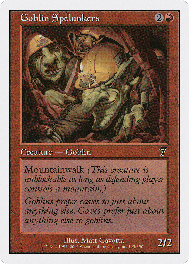 Image of Goblin Spelunkers (7ED-193) - 7th Edition