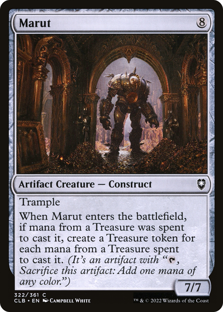 Image of Marut (CLB-322) - Commander Legends: Battle for Baldur's Gate Foil