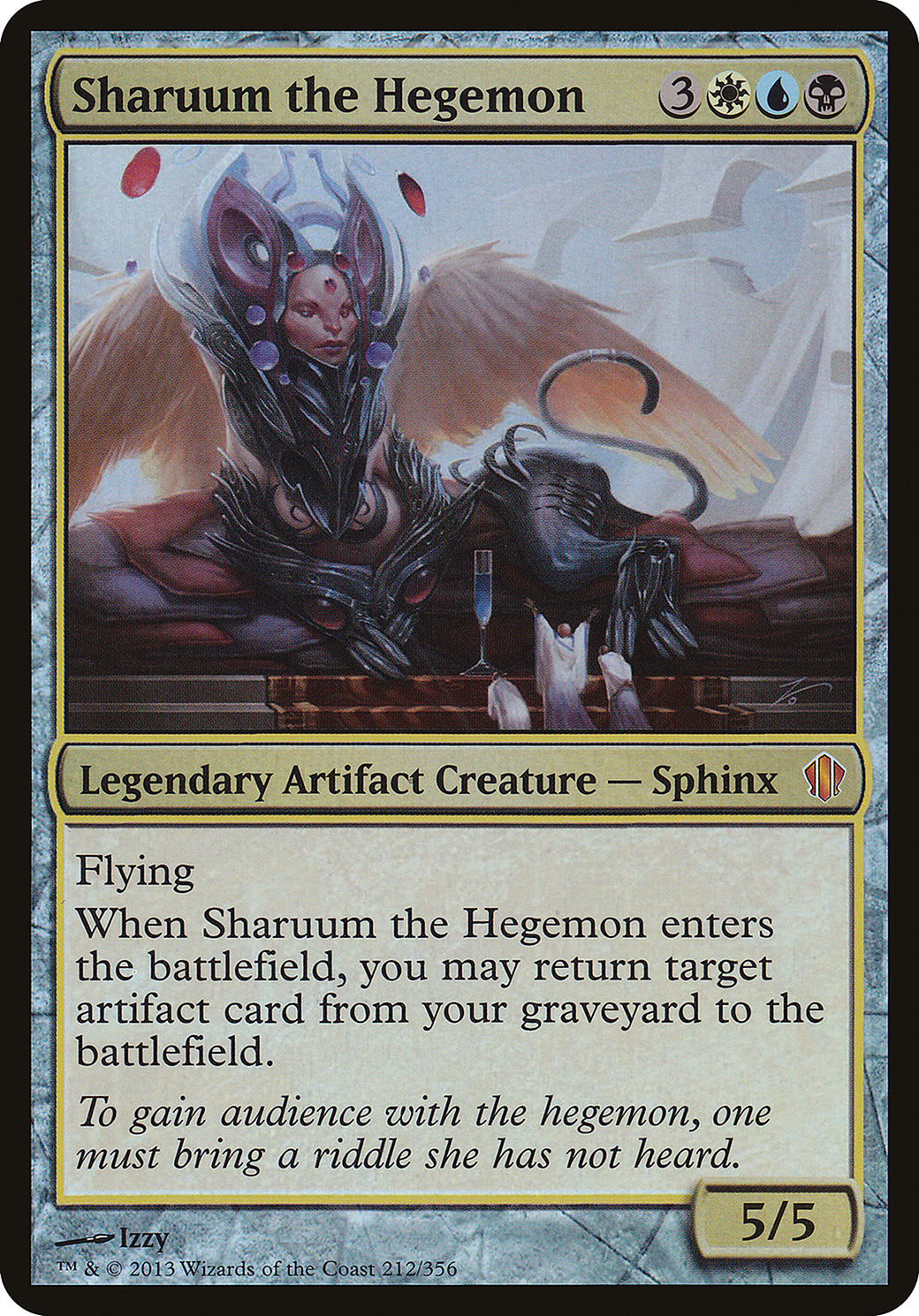 Image of Sharuum the Hegemon (Commander 2013) (OVER-212) - Commander 2013 Oversized Foil