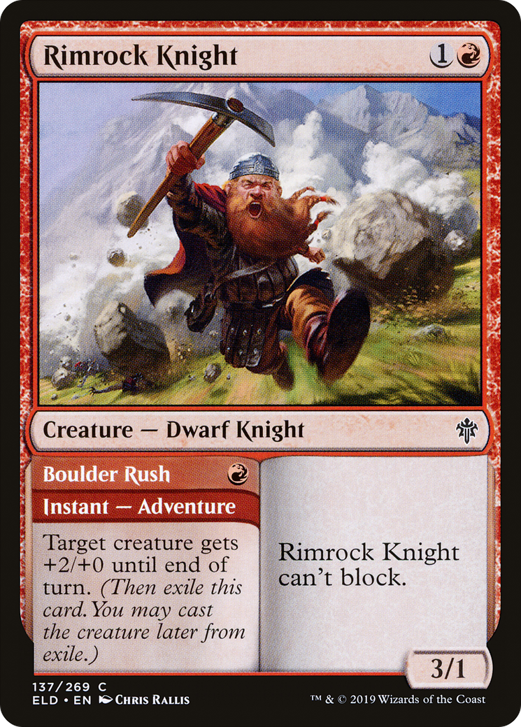 Image of Rimrock Knight (ELD-137) - Throne of Eldraine