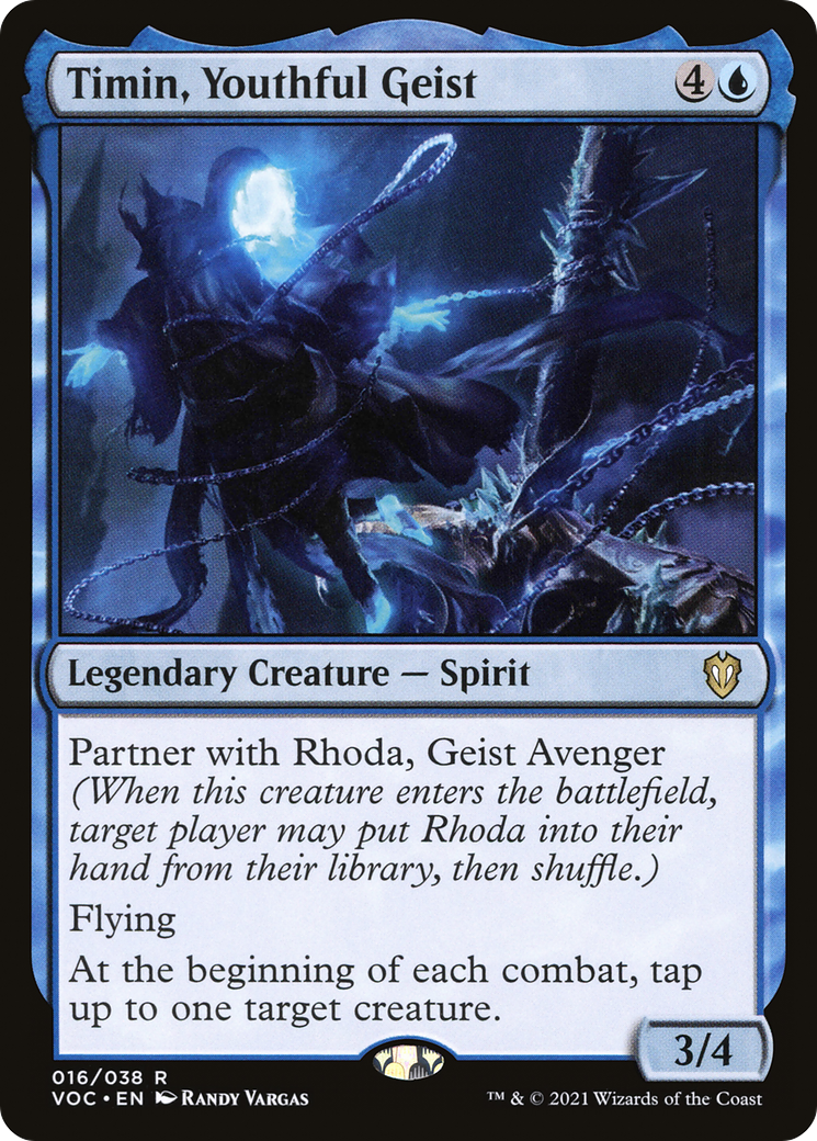 Image of Timin, Youthful Geist (VOC-016) - Crimson Vow Commander