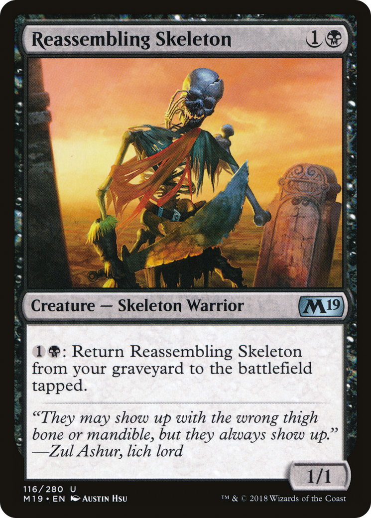 Image of Reassembling Skeleton (M19-116) - Core Set 2019 Foil