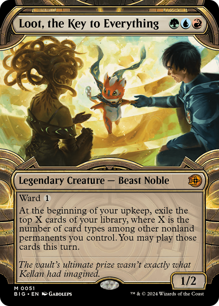 Image of Loot, the Key to Everything (Showcase) (BIG-051) - The Big Score: (Showcase) Foil