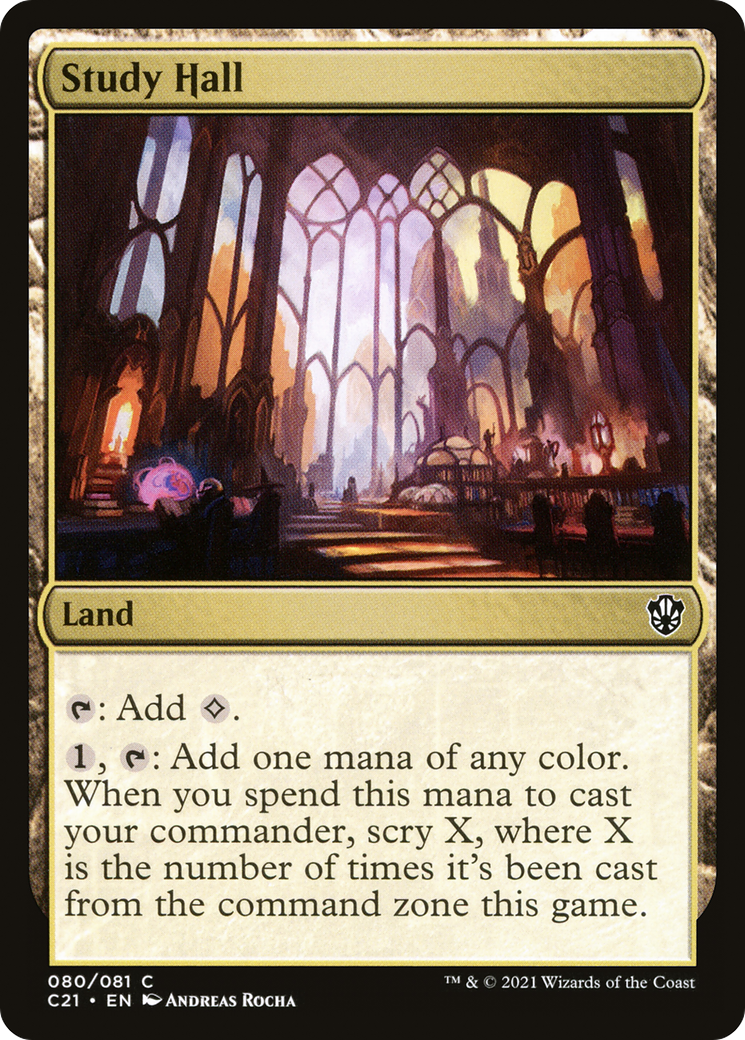 Image of Study Hall (C21-080) - Commander 2021