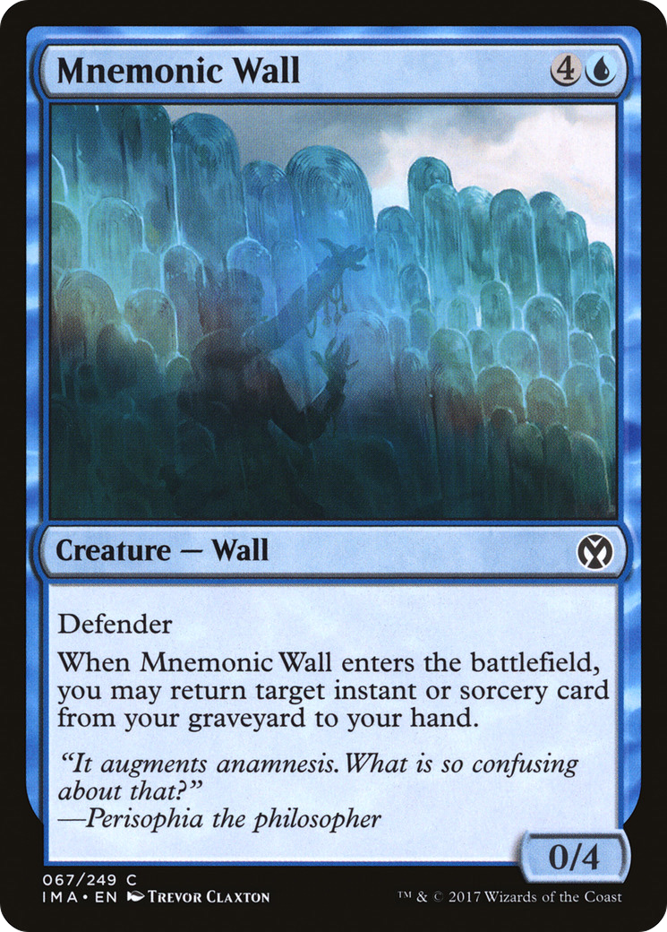 Image of Mnemonic Wall (IMA-067) - Iconic Masters Foil