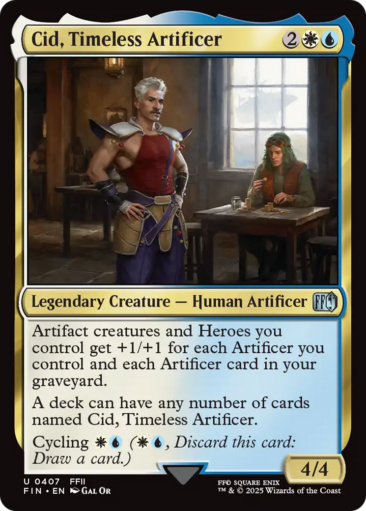 Image of Cid, Timeless Artificer (0407) (FIN-407) - FINAL FANTASY