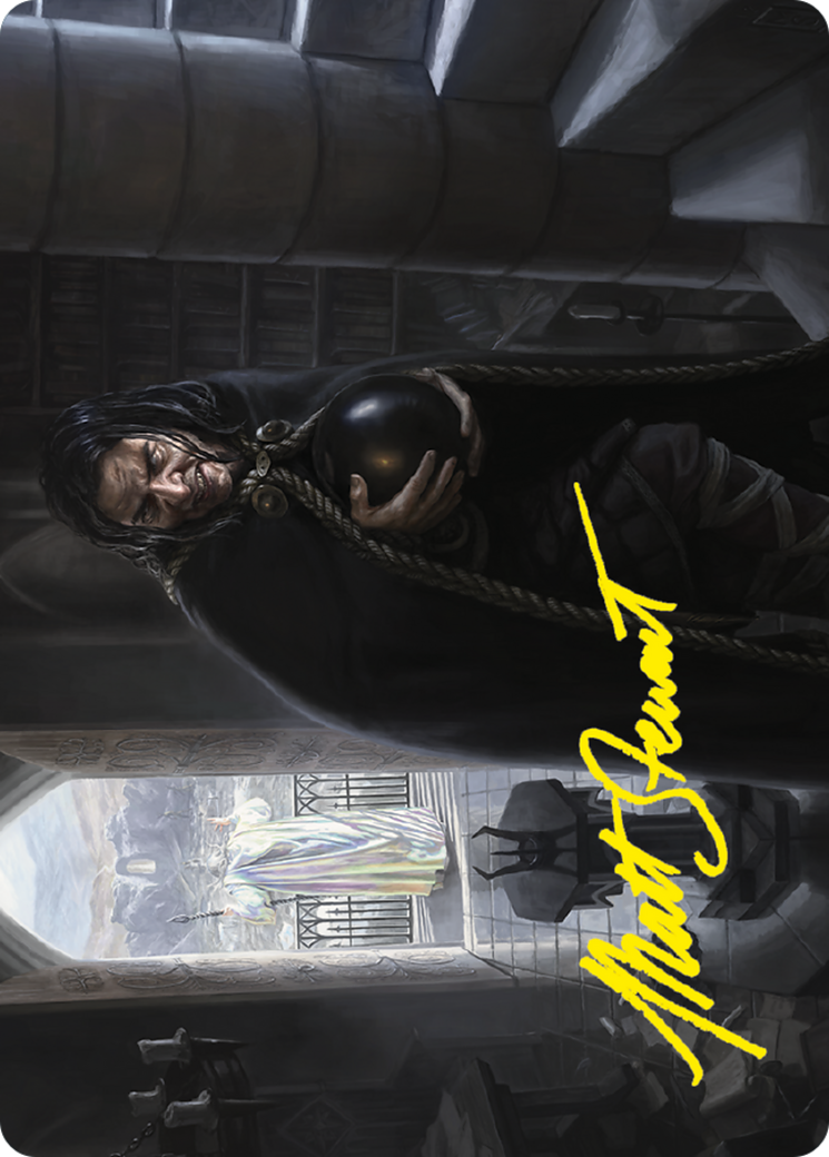 Image of Gríma, Saruman's Footman // Gríma, Saruman's Footman (ALTR-063) - Tales of Middle-earth Art Series (Borderless) Foil