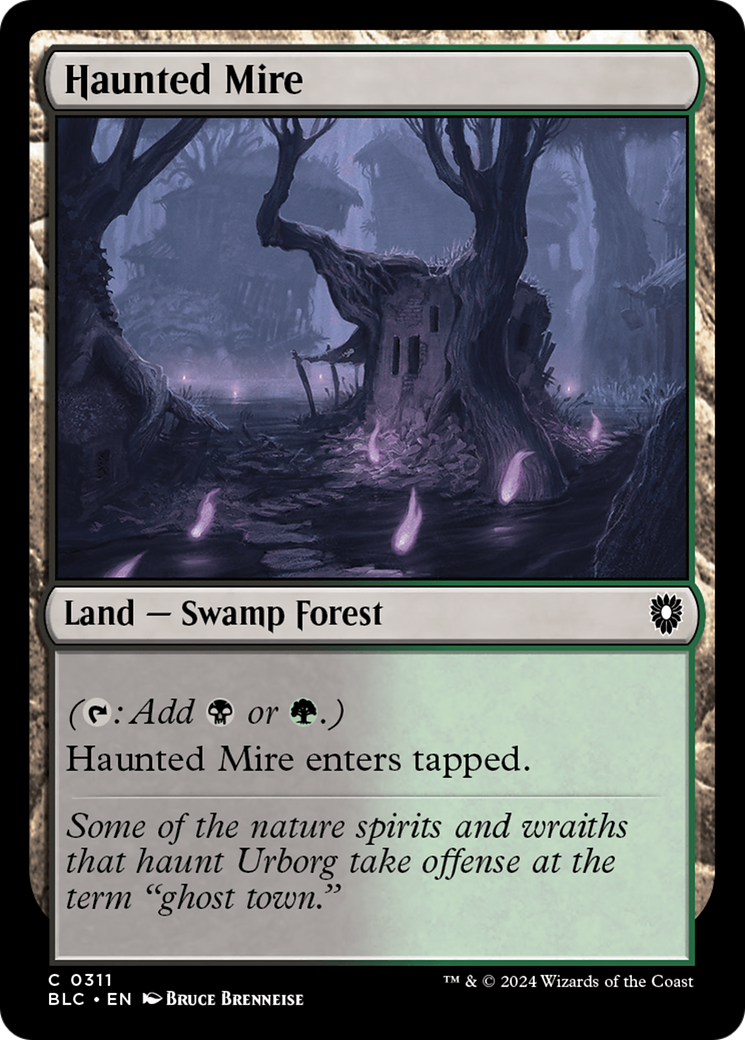 Image of Haunted Mire (BLC-311) - Bloomburrow Commander