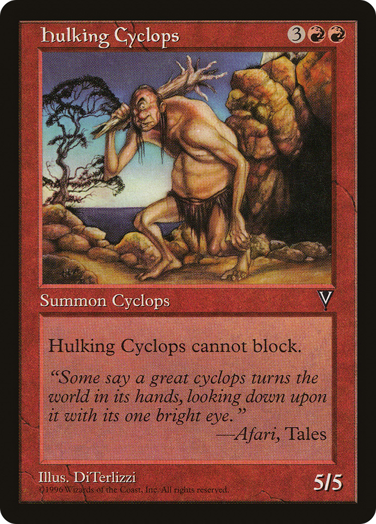 Image of Hulking Cyclops (VIS-) - Visions