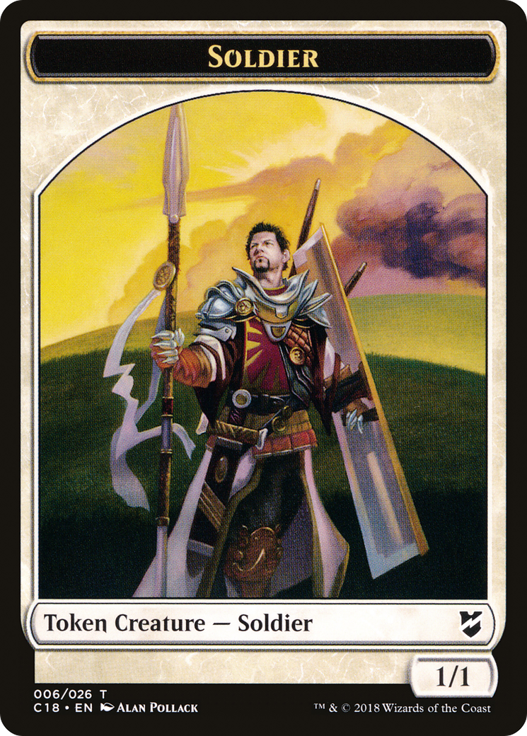 Image of Soldier (TC18-006) - Commander 2018 Tokens