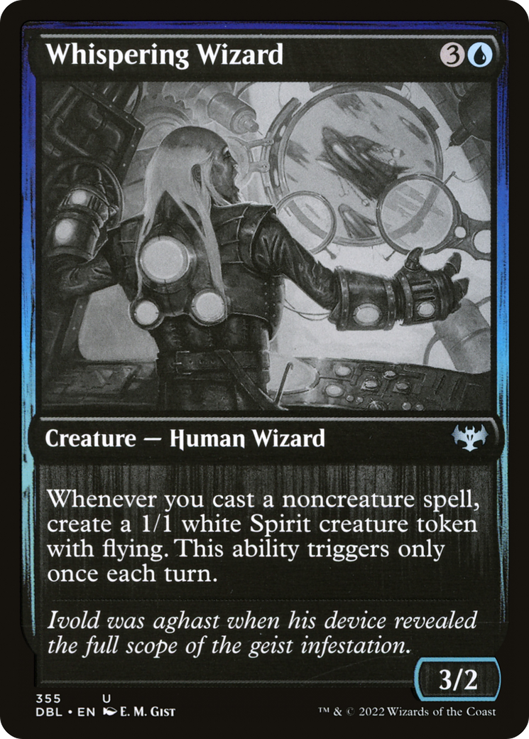 Image of Whispering Wizard (DBL-355) - Innistrad: Double Feature Foil