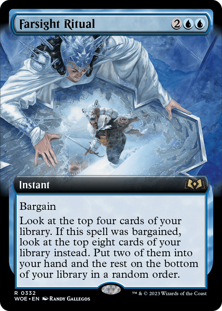Image of Farsight Ritual (Extended Art) (WOE-332) - Wilds of Eldraine: (Extended Art) Foil
