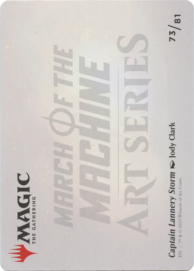 Image of Captain Lannery Storm // Captain Lannery Storm (AMOM-073) - March of the Machine Art Series (Borderless)