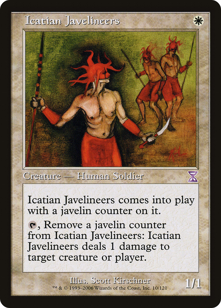 Image of Icatian Javelineers (TSB-010) - Time Spiral Timeshifted Foil
