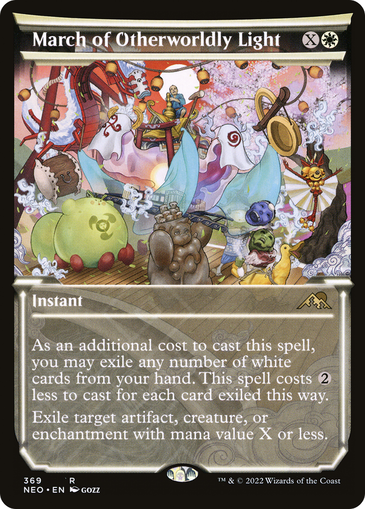 Image of March of Otherworldly Light (Showcase) (NEO-369) - Kamigawa: Neon Dynasty: (Showcase)